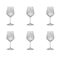 Crystalex   набор бокалов для вина 600мл 6шт tulipa optic crystalex стекло cr600101to превью