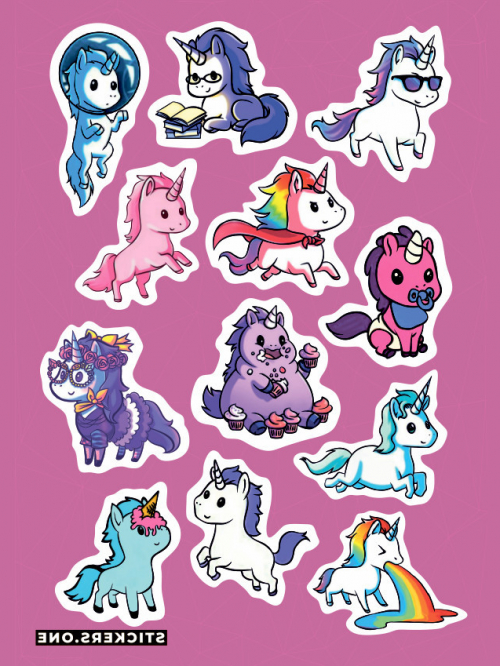 StickersOne   Стикерпак Unicorns