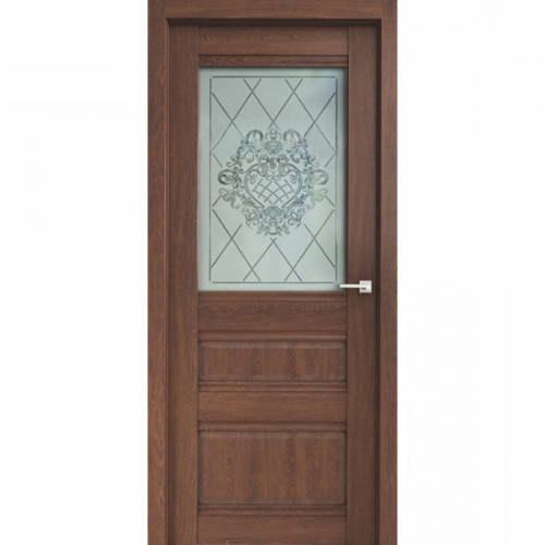 ВДК   полотно дверное остеклённое эко сардиния дон,пвх 2000х700мм,филадельфия коньяк