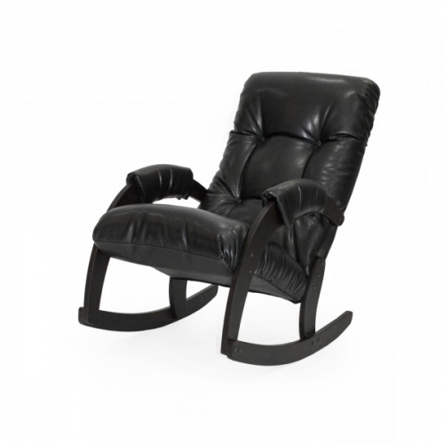 Комфорт   кресло-качалка модель 67, vegas lite black, венге