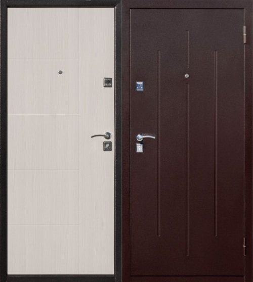 Дверная Биржа Цитадель   дверь входная стройгост 7-2 2050х860мм левая, белый клён