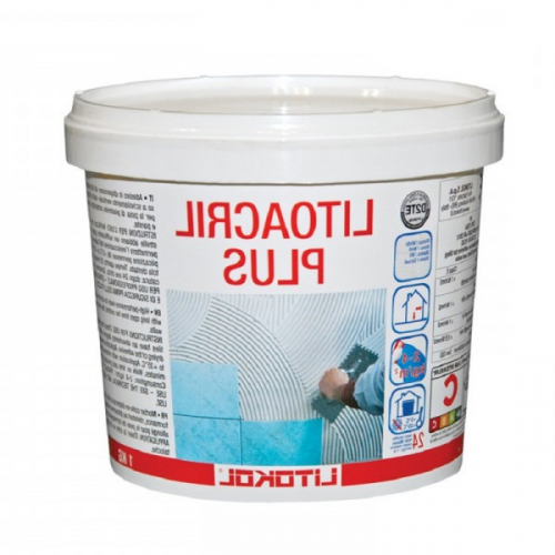LITOKOL   клей для плитки готовый litokol litoacril plus, цвет белый, 1 кг