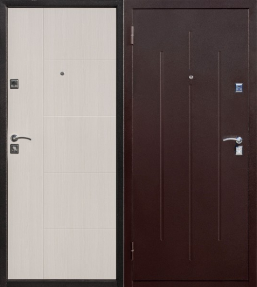 Дверная Биржа Цитадель   дверь входная стройгост 7-2 2050х960мм правая, белый клён