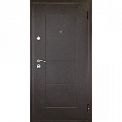 Форпост   дверь входная металлическая квадро 2 2050х960 левая,дуб беленый