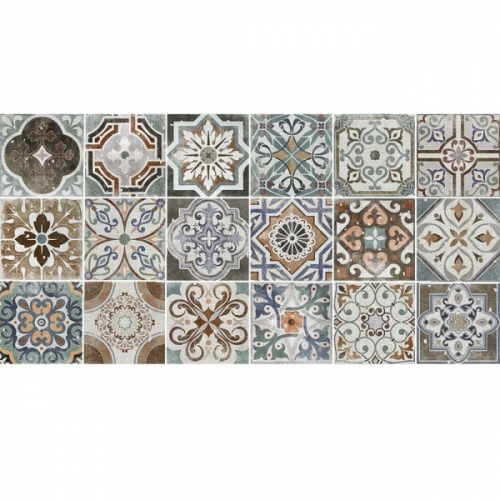 Gracia Ceramica   плитка настенная emilia multi многоцветный 01 20х20 (1м2/96м2)