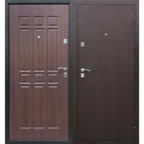 Дверная Биржа Цитадель   дверь входная сопрано 2050х960мм левая, дуб шоколадный