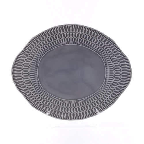 CMIELOW   Тарелка суповая Sofia, 22 см, серый, фарфор