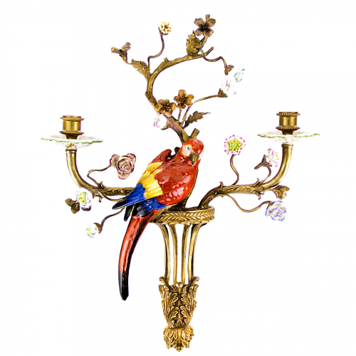 Handicraft   Подсвечник HandiCraft красный попугай, 56 см
