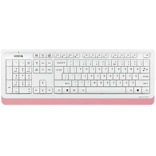 A4TECH Клавиатуры Fstyler FK10 Клавиатура A4TECH Fstyler FK10, USB, белый розовый [fk10 pink]