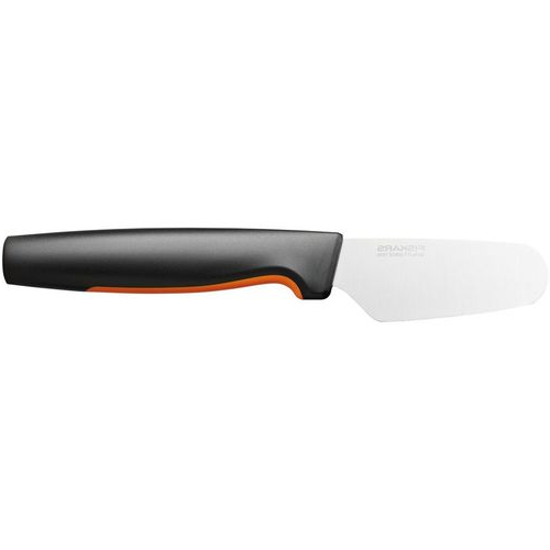 FISKARS Ножи кухонные 1057546 Нож кухонный Fiskars Functional Form 1057546, для масла/сыра, 80мм, заточка прямая, стальной, черный/оранжевый