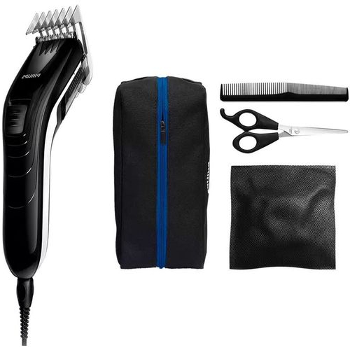 PHILIPS Триммеры QC5115/16 barber kit Машинка для стрижки Philips QC5115/16 barber kit черный/серебристый
