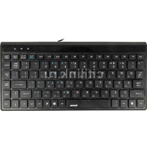 HAMA Клавиатуры SL720 Slim Клавиатура HAMA SL720 Slim, USB, черный [r1050449]