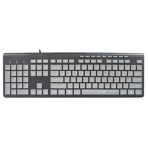 OKLICK Клавиатуры 480M Клавиатура Oklick 480M, USB, черный серый [1067199]