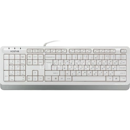 A4TECH Клавиатуры Fstyler FK10 Клавиатура A4TECH Fstyler FK10, USB, белый серый [fk10 white]