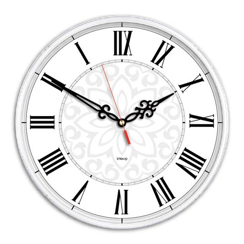 БЮРОКРАТ Настенные часы WallC-R70P Настенные часы Бюрократ WallC-R70P, аналоговые, белый