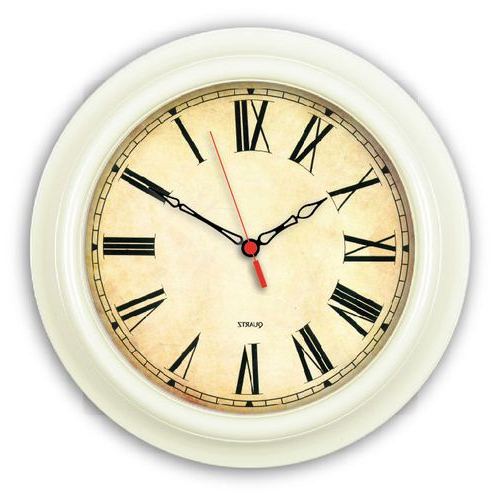 БЮРОКРАТ Настенные часы WallC-R74P Настенные часы Бюрократ WallC-R74P, аналоговые, слоновая кость