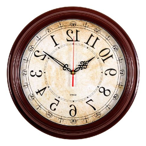 БЮРОКРАТ Настенные часы WallC-R77P Настенные часы Бюрократ WallC-R77P, аналоговые, коричневый