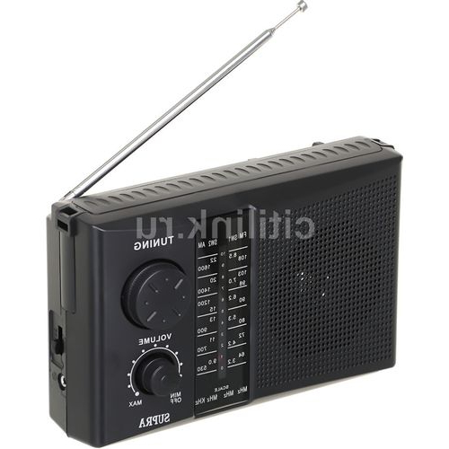 SUPRA Радиоприемники ST-10 Радиоприемник Supra ST-10, черный