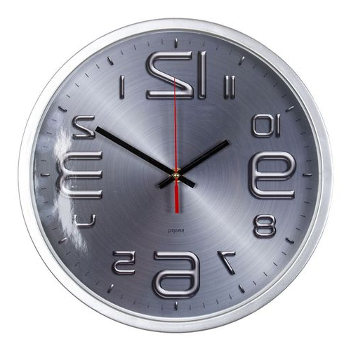 БЮРОКРАТ Настенные часы WALLC-R82P Настенные часы Бюрократ WALLC-R82P, аналоговые, серебристый