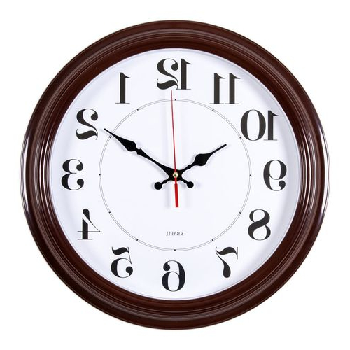 БЮРОКРАТ Настенные часы WALLC-R85P Настенные часы Бюрократ WALLC-R85P, аналоговые, коричневый