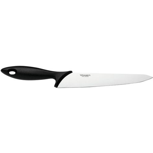 FISKARS Ножи кухонные Essential Нож кухонный Fiskars Essential, филейный, для рыбы, 180мм, заточка прямая, стальной, черный [1023777]