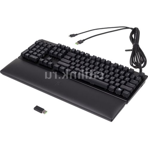 RAZER Клавиатуры Huntsman V2 Analog Клавиатура Razer Huntsman V2 Analog, USB, c подставкой для запястий, черный [rz03-03610800-r3r1]