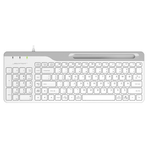 A4TECH Клавиатуры Fstyler FK25 Клавиатура A4TECH Fstyler FK25, USB, белый серый [fk25 white]