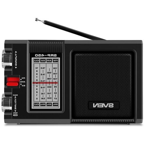 SVEN Радиоприемники SRP-450 Радиоприемник Sven SRP-450, черный