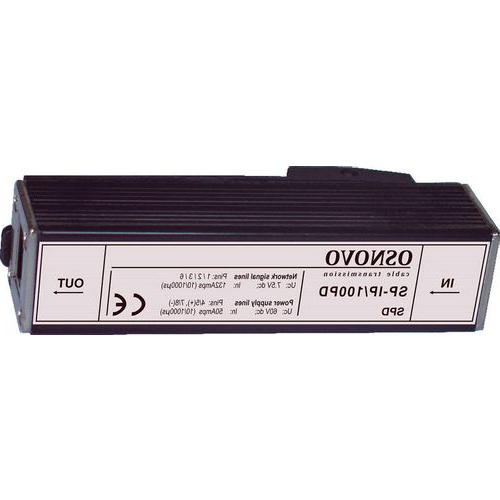 OSNOVO Аксессуары для видеокамер SP-IP/100PD Грозозащита OSNOVO SP-IP/100PD, черный