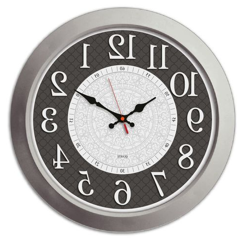 БЮРОКРАТ Настенные часы WallC-R67P Настенные часы Бюрократ WallC-R67P, аналоговые, серебристый