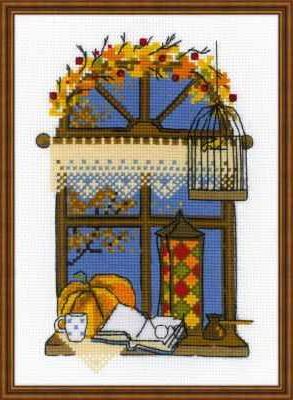 Риолис (Сотвори Сама) Набор для вышивания 1593 "Осеннее окошко" 