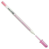    Ручка гелевая Sakura Metallic, Розовый превью