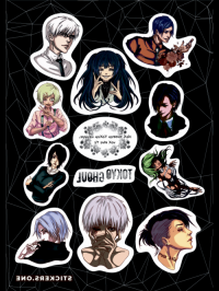 StickersOne   Стикерпак Tokyo Ghoul превью