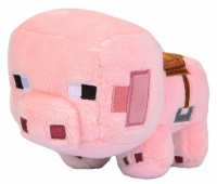 Jinx   Мягкая игрушка Minecraft: Happy Explorer Saddled Pig (16см) превью