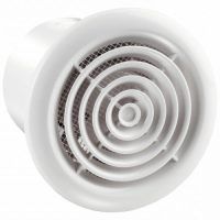 Vents   вентилятор вытяжной осевой накладной 125мм вентс 125пф белый, для круглых проемов, vents превью