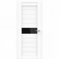 ВДК   полотно дверное остеклённое эко deliss 327,пвх 2000х600мм,snow soft превью