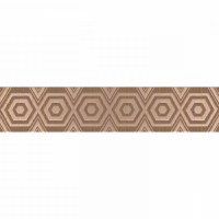 Нефрит-Керамика   бордюр фёрнс 6х30 коричневый 05-01-1-63-05-15-1602-0 превью