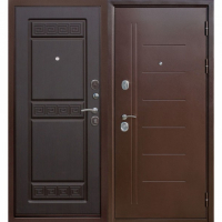 Ferroni   дверь входная 10 см троя медный антик венге (960мм) левая 2050х960 левая, превью