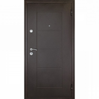 Форпост   дверь входная металлическая квадро 2 2050х960 левая,лиственница серая превью