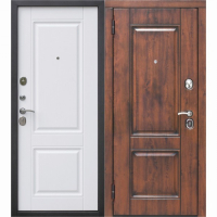 ФЕРРОНИ   дверь входная 9,5 см вена винорит патина мдф/мдф белый матовый (960мм) правая 2050х960 правая, превью