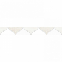 Lasselsberger   бордюр мореска белый (1504-0170) 4,7х40 превью