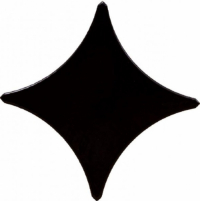 Gracia Ceramica   бордюр stella black черный 02 11х11 превью