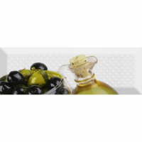 Absolut Keramika   декор olives 03 fluor 10x30 превью
