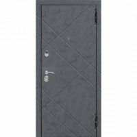 Ferroni   дверь входная 9 см бруклин бетон пепельный (960мм) левая 2050х960 левая, превью
