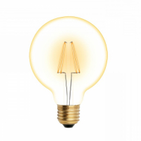 UNIEL   лампа светодиодная uniel vintage led-g95-6w/golden/e27 glv21go e27 шар {133}вт2200к превью