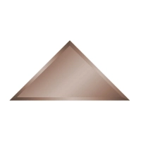IKA   плитка зеркальная ika треугольник 300х300 с фацетом (бронза) (8шт/уп) превью