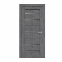 Двери Good   полотно дверное остеклённое x23 2000х700мм, пвх, цвет бетон графит превью