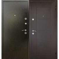 Форпост   дверь входная металлическая квадро 2 м 2050х860 левая, медный антик превью