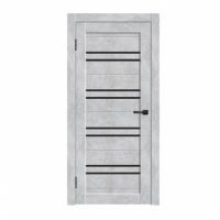 Двери Good   полотно дверное остеклённое x21 2000х600мм, пвх, цвет бетон снежный превью