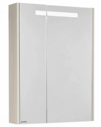 Aquaton   зеркало-шкаф акватон верди 60см белый/ясень фабрик со светильником 1a206902vdav0 превью